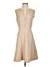 Natori Solid Tan Casual Dress Size 4 - photo 1