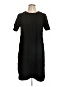 Ann Taylor 100% Polyester Solid Black Casual Dress Size 10 - photo 1