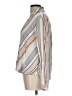 Harper 100% Rayon Silver Long Sleeve Blouse Size L - photo 5