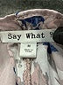 Say What? 100% Polyester Gray 3/4 Sleeve Blouse Size M - photo 7