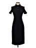 Theory Solid Black Casual Dress Size 00 - photo 1