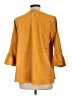 Darling 100% Polyester Yellow 3/4 Sleeve Blouse Size L - photo 2