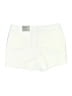 Natural Reflections 100% Cotton Solid Ivory Shorts Size 16 - photo 2
