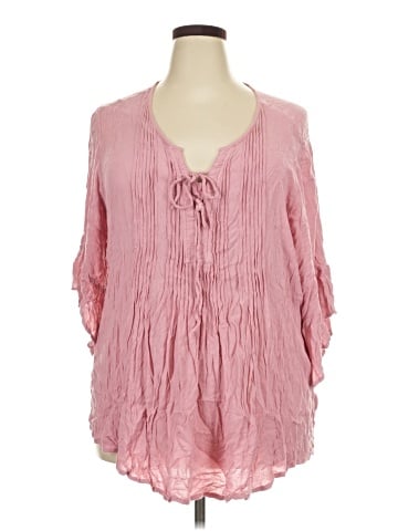 Style&Co 3/4 Sleeve Blouse (view 1)