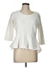 St. John Ivory 3/4 Sleeve Top Size 12 - photo 1