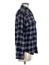 Jachs Girlfriend 100% Cotton Plaid Blue Long Sleeve Button-Down Shirt Size M - photo 4