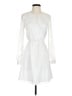 Ann Taylor 100% Polyester Chevron-herringbone Ivory Casual Dress Size 0 - photo 1