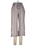 Rewash 100% Rayon Stripes Silver Casual Pants Size L - photo 1