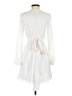 Ann Taylor 100% Polyester Chevron-herringbone Ivory Casual Dress Size 0 - photo 2