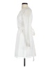 Ann Taylor 100% Polyester Chevron-herringbone Ivory Casual Dress Size 0 - photo 5