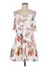 Unbranded 100% Polyester Floral White Casual Dress Size M - photo 1
