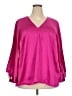 Sachin + Babi 100% Polyester Pink Long Sleeve Blouse Size XXXL - photo 1
