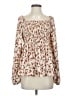 Hayden 100% Polyester Ivory Long Sleeve Blouse Size M - photo 1