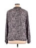 Allison Joy 100% Polyester Gray Long Sleeve Blouse Size XL - photo 2