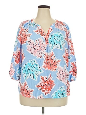 Crown & Ivy 3/4 Sleeve Blouse (view 1)