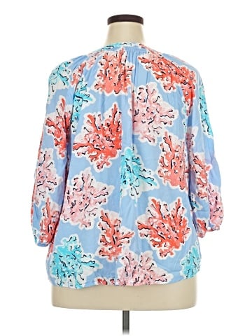 Crown & Ivy 3/4 Sleeve Blouse (view 2)