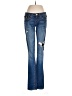 True Religion Hearts Blue Jeans Size 28 waist - photo 1