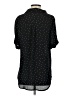 Lovestitch Polka Dots Black 3/4 Sleeve Button-Down Shirt Size S - photo 2