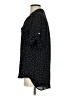 Lovestitch Polka Dots Black 3/4 Sleeve Button-Down Shirt Size S - photo 5