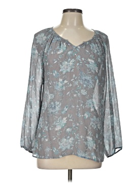 Garnet Hill 3/4 Sleeve Silk Top