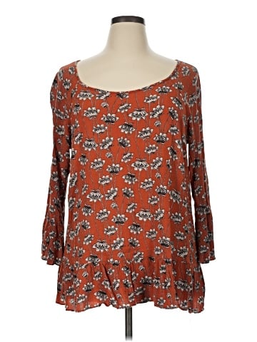 Moa Moa 3/4 Sleeve Blouse (view 1)
