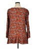 Moa Moa 100% Polyester Orange 3/4 Sleeve Blouse Size 1X - photo 2