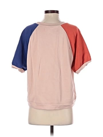 Madewell Short-Sleeve Sweatshirt in Colorblock (view 2)