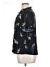 T Tahari 100% Polyester Floral Black Short Sleeve Blouse Size 1X - photo 5