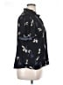 T Tahari 100% Polyester Floral Black Short Sleeve Blouse Size 1X - photo 4