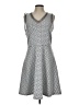 Pixley Polka Dots Gray Casual Dress Size L - photo 1