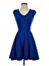 Bar III Solid Blue Cocktail Dress Size XS - photo 1