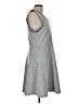 Pixley Polka Dots Gray Casual Dress Size L - photo 4
