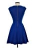 Bar III Solid Blue Cocktail Dress Size XS - photo 2