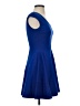 Bar III Solid Blue Cocktail Dress Size XS - photo 4