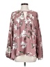 Altar'd State 100% Polyester Pink Long Sleeve Blouse Size S - photo 1