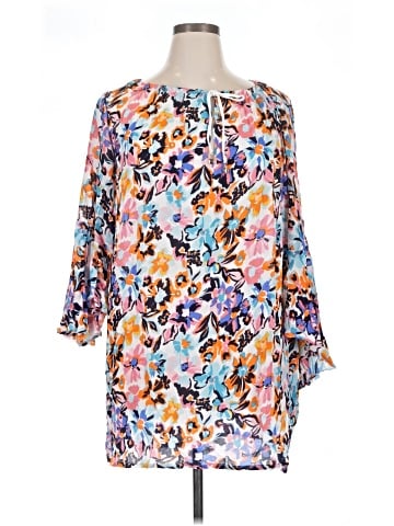Anne Cole 3/4 Sleeve Blouse (view 1)