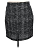 Isda & Co Tweed Gray Casual Skirt Size 8 - photo 2