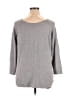 Joan Vass Gray 3/4 Sleeve Top Size 0X - photo 2