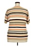 Alfred Dunner Stripes Tan Pullover Sweater Size 2X - photo 2
