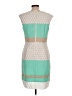 Studio One 100% Polyester Color Block Teal Cocktail Dress Size 10 - photo 2