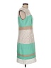 Studio One 100% Polyester Color Block Teal Cocktail Dress Size 10 - photo 4