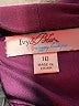 Ivy & Blu Solid Burgundy Cocktail Dress Size 10 - photo 9