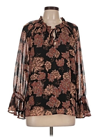 Veronica M. Long Sleeve Blouse (view 1)