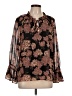 Veronica M. Brown Long Sleeve Blouse Size L - photo 1