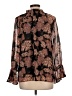 Veronica M. Brown Long Sleeve Blouse Size L - photo 2