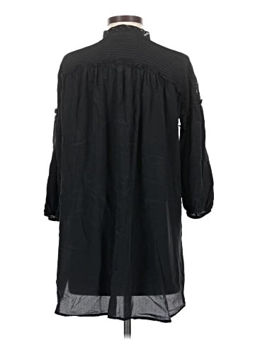Johnny Was 3/4 Sleeve Silk Top (view 2)