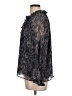 Veronica M. Black Long Sleeve Blouse Size L - photo 5