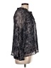 Veronica M. Black Long Sleeve Blouse Size L - photo 4