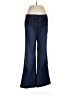 Ann Taylor LOFT Chevron-herringbone Blue Jeans Size 8 - photo 1