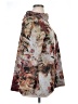 Jess & Jane Floral Brown Turtleneck Sweater Size XL - photo 4